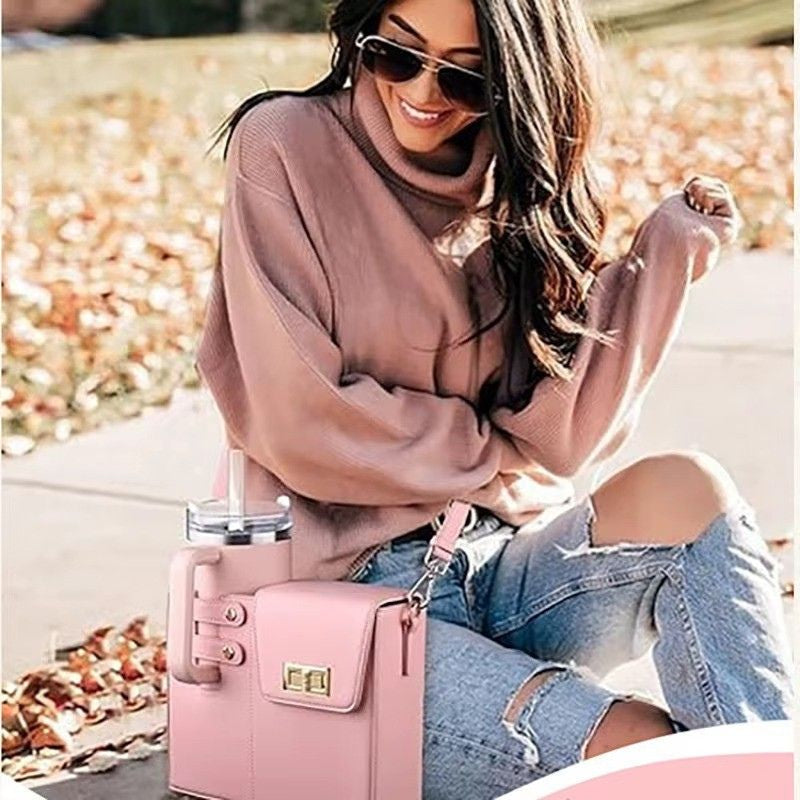 Frauenhandtasche mit Untersetzer im Koffer-Stil Bruges